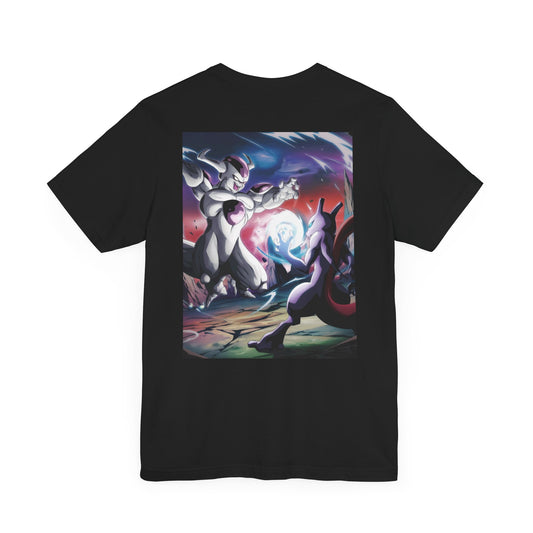 Anime Crossovers Graphic Tee (Mew2 vs Frieza)